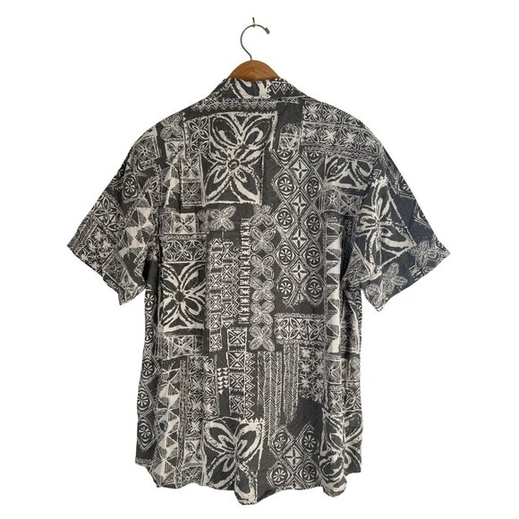 NWT Seapointe Mens Size L Natural Tan Casual Camp Shirt S/S Modal Blend Tropical - Picture 2 of 11